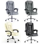Executive Office Chair Swivel Recliner Home Computer Desk Gaming Chair For Heavy