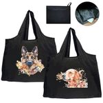 Portable Ladies Foldable Handbag Large Reusable Shopping Shoulder Bag UK