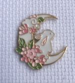 Magnetic Needle Minder For Cross Stitch and Embroidery White Rabbit