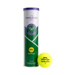 Slazenger Wimbledon Official Tennis Balls – Professional Tube of 4, Yellow 