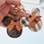  Luxry Leather Keychain Cute Gift - For Handbag, Purse, Backpack, Car Keys