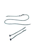 Falconry Sennit Rose Knot Braided Square Jesses, Swivel, Leash Full Sets Green
