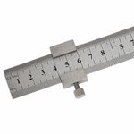 Sliding Ruler with Positioning Block Adjustable Marking Gauge Rust-Resistant