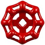Ergonomic Red Cast Iron Spigot Handle Replacement Valve Handwheel for Home Use