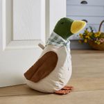 Doorstop - Shaped Ulster Weavers Mallard 100% Cotton Beige