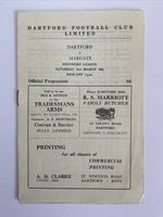 Dartford v Margate;  Southern League,  31st March 1962