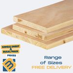 Blockboard 18mm (Block Board Sheets Hardwood)