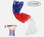 1 x Replacement Basketball Nets All Weather Outdoor Net 12 Hoop Standard Ring