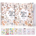 124 Pages Baby Keepsake Record Book Journal Baby's First Year Baby Shower Gift