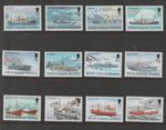 BUY OR BID, FREE POST - BAT 1993 SHIPS SET UMM/MNH SG 218/226 cat. £55.00