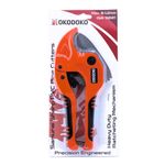 Ratcheting Pipe Cutter 42mm Max Diameter for PVC, PEX & PPR Plastic Pipe / Hoses