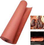 53M BBQ Grill Paper Roll Kraft Butcher Peach Paper Wrapped Meat Beef BBQ Steak