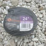 Halfords Essentials 24in Inner Tube 1.75-2.125 Schrader Valve Black