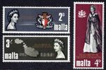 Malta 1967 Royal Visit Complete Set SG 396- SG398 Unmounted Mint MNH