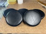 ***REAL LEATHER***Stool Top Replacement  (multiple Colours Available)