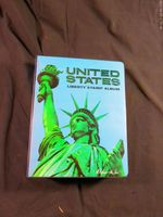 H.E. Harris U.S. Liberty Stamp Album + 1144 Stamps