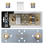 SHOWER FIXING PLATE CONCEALED for EXPOSED BAR VALVE HK 150mm Shower Plate