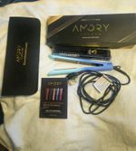 Amory London Soho Style Professional Titanium Iron Hair Curling Straightener