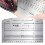 Hem Gauge Professional Portable Hot Ironing Ruler for Cloth Printing