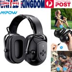 2026 Electronic Ear Defenders Bluetooth Noise Proof Safety Hunting Earmuffs