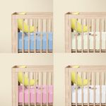 2 x Cot Fitted sheet 120x60cm 100% Cotton Travel Cotbed sheets Baby Soft Sheet.