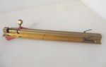 Large Antique Brass Sliding Bolt Door Lock Old Vintage Victorian Keep 11.25"