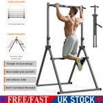 8Levels Adjustable Foldable Power Tower Station Pull Up Bar for Home Gym Workout