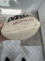 Signed St.Helens & Featherstone Rugby League ball 1980’s.