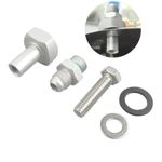 6AN Aluminum No Welding Gas Fuel Tank Return Line Bung 6AN Fitting Adapter Set