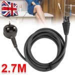 2.7M Power Cord Cable Lead For Dyson For Supersonic Hair Dryer HD03 HD01 HD02 H