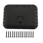 Black Kayak Hatch Cover Hinged Kayak Hatch Cover Pre-Drilled Holes