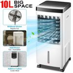 10L Portable Cooler Air Conditioning Unit Fan Humidifier With Remote Control New