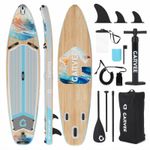 Inflatable Stand Up Paddle Board with SUP Accessories 11' x 34" x6" Non-Slip