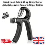 Sport Hand Grip 5-60 kg Strengthener Adjustable Wrist Forearm Finger Trainer