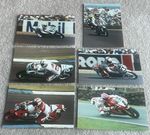 6 Photographs featuring Riders at the 1990 Donnington Park British GP