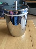 Vintage Tiger Chrome Ice Bucket Made In Japan 1960s 1970s MCM Barware retro #K14