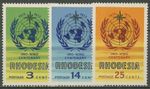 Rhodesia 1973 100 Years Int. Meteorological Cooperation WMO 132/34 MNH