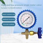 220PSI/500PSI Air Conditioning Refrigerant Recharge Pressure Gauge Manometer 1/4