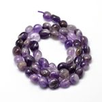 Amethyst Gemstone Nugget Beads - Natural Purple Crystals - 5mm x 6mm - 1 Strand