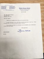 Jesse Helms Signed Letter 1995 • U.S Senate Foreign Relations • Chabad Lubavitch