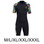 Men's Series Wetsuit 1.5mm Shorty Back Short Sleeve for Cold Diving Surfing