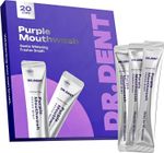 DR.DENT Purple Mouthwash for Teeth Whitening Mouthwash Sachets (20 Pack)