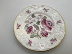 Coalport - Mother Plate 1980 - Victorian Sampler Plate - Split Stitch - Mum