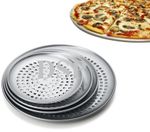 7"to20"Inch Perforated Thin Crust Aluminium Pizza Pan Tray Heavy Duty Commercial