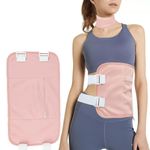 Castor Oil Pack Organic Cotton Waist Wrap Belt Mess Free Adjustable Compression
