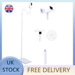 Adjustable Floor Stand for PTZ Security Camera Baby Monitor White