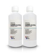 Rubbing Alcohol IPA (Isopropanol) 2x500ml 70% Lab Grade Pharma (1L Total)