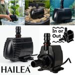 Water Pump Inline Hailea Aquarium Pond HX88 Water Feature Hydroponics Fountain