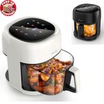5L Digital Air Fryer Large Transparent Multifunction Oven Cooker 1800W Oil Free