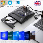 7in1 External USB 3.0 DVD CD RW Writer Drive Burner Reader Player For Laptop PC